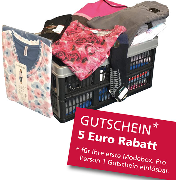 Modebox für Zuhause, für Seniorenheim oder Pflegeheim