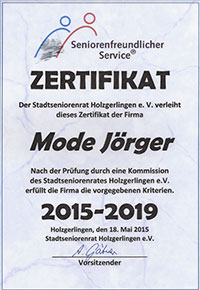 zertifikat seniorenfreundlich